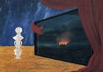 Πινακας σε καμβά MAGRITTE - NOCTURNE