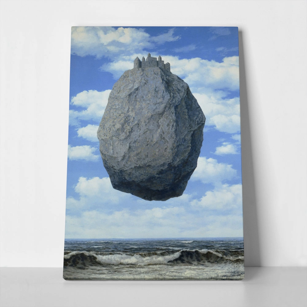 Πινακας σε καμβά MAGRITTE - THE CASTLE OF THE PYRENEES