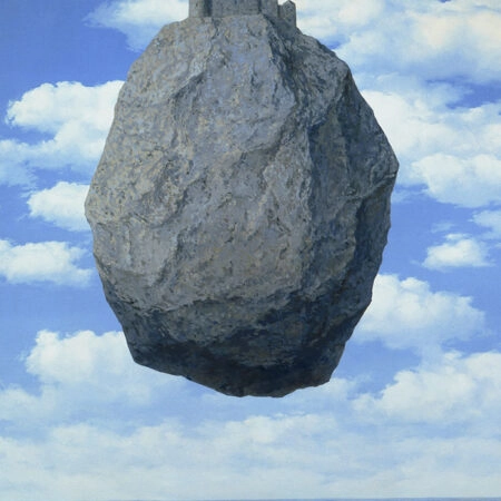 Πινακας σε καμβά MAGRITTE - THE CASTLE OF THE PYRENEES - Magritte Rene Sticky 5