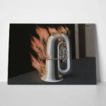 Πινακας σε καμβά MAGRITTE - THE DISCOVERY OF FIRE