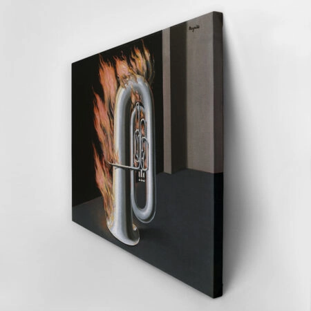 Πινακας σε καμβά MAGRITTE - THE DISCOVERY OF FIRE - Magritte Rene Sticky 2