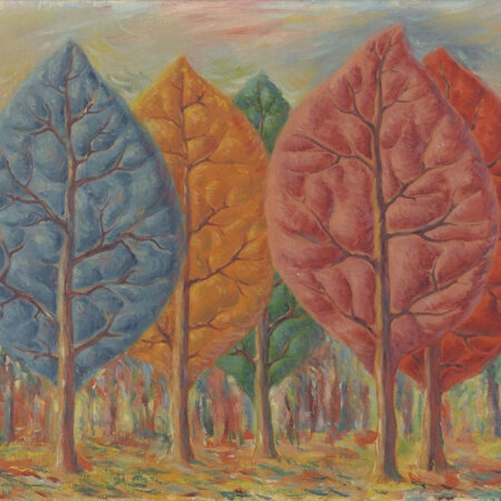 Πινακας σε καμβά MAGRITTE - THE FIRE - Magritte Rene Sticky 5