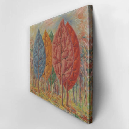 Πινακας σε καμβά MAGRITTE - THE FIRE - Magritte Rene Sticky 2