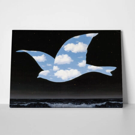 Πινακας σε καμβά MAGRITTE - THE KISS