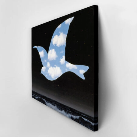 Πινακας σε καμβά MAGRITTE - THE KISS - Magritte Rene Sticky 2