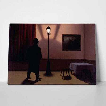 Πινακας σε καμβά MAGRITTE - THE NIGHT OWL