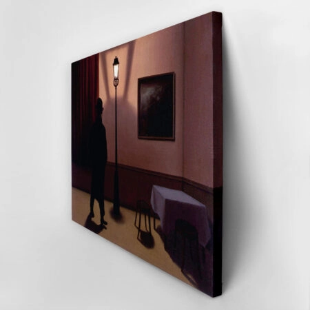Πινακας σε καμβά MAGRITTE - THE NIGHT OWL - Magritte Rene Sticky 2