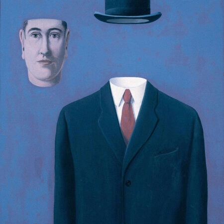 Πινακας σε καμβά MAGRITTE - THE PILGRIM - Magritte Rene Sticky 5