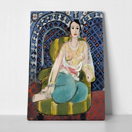 Πινακας σε καμβά MATISSE - SEATED ODALISQUE - Henri Matisse