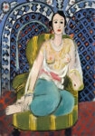 Πινακας σε καμβά MATISSE - SEATED ODALISQUE