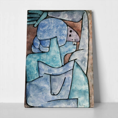 Πινακας σε καμβά PAUL KLEE - A LADY SLANDERER - Paul Klee