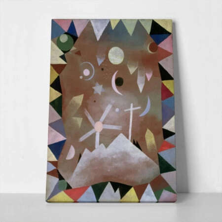 Πινακας σε καμβά PAUL KLEE - ABOVE THE MOUNTAIN PEAKS - Paul Klee