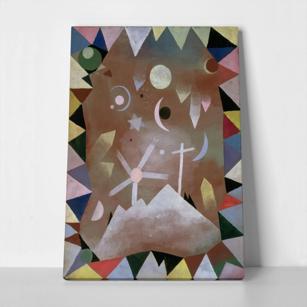 Πινακας σε καμβά PAUL KLEE - ABOVE THE MOUNTAIN PEAKS
