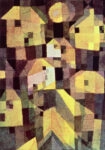 Πινακας σε καμβά PAUL KLEE - ABSTRACT COMPOSITION OF HOUSES