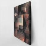 Πινακας σε καμβά PAUL KLEE - ABSTRACT RED AND GREEN GRADATION