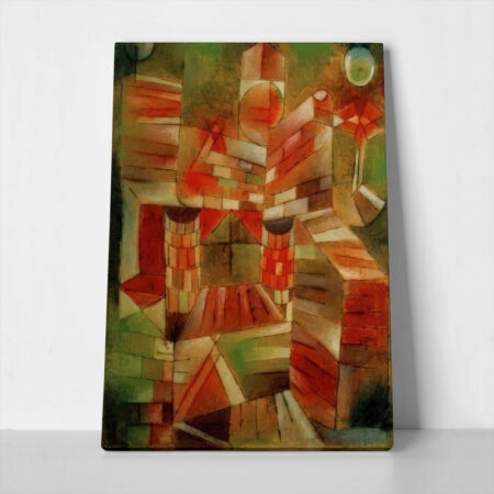Πινακας σε καμβά PAUL KLEE - ARCHITECTURE AT THE WINDOW - Paul Klee