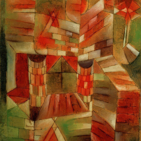 Πινακας σε καμβά PAUL KLEE - ARCHITECTURE AT THE WINDOW - Paul Klee Sticky 5