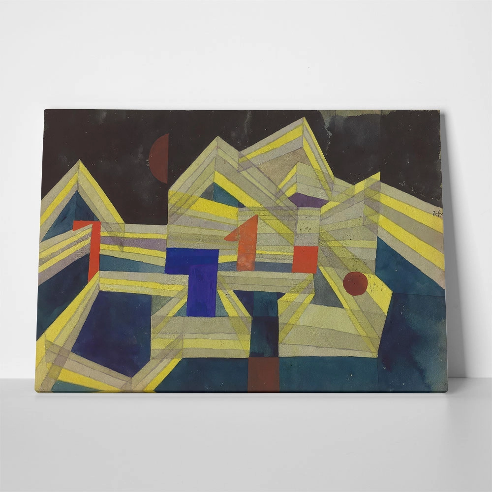 Πινακας σε καμβά PAUL KLEE - ARCHITECTURE