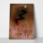 Πινακας σε καμβά PAUL KLEE - ARRESTED LIGHTNING