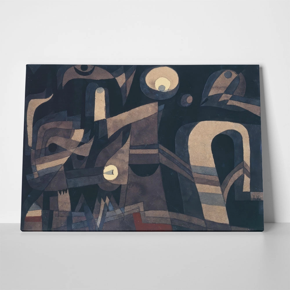 Πινακας σε καμβά PAUL KLEE - AT NIGHT