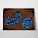 Πινακας σε καμβά PAUL KLEE - BLUE BIRD PUMPKIN