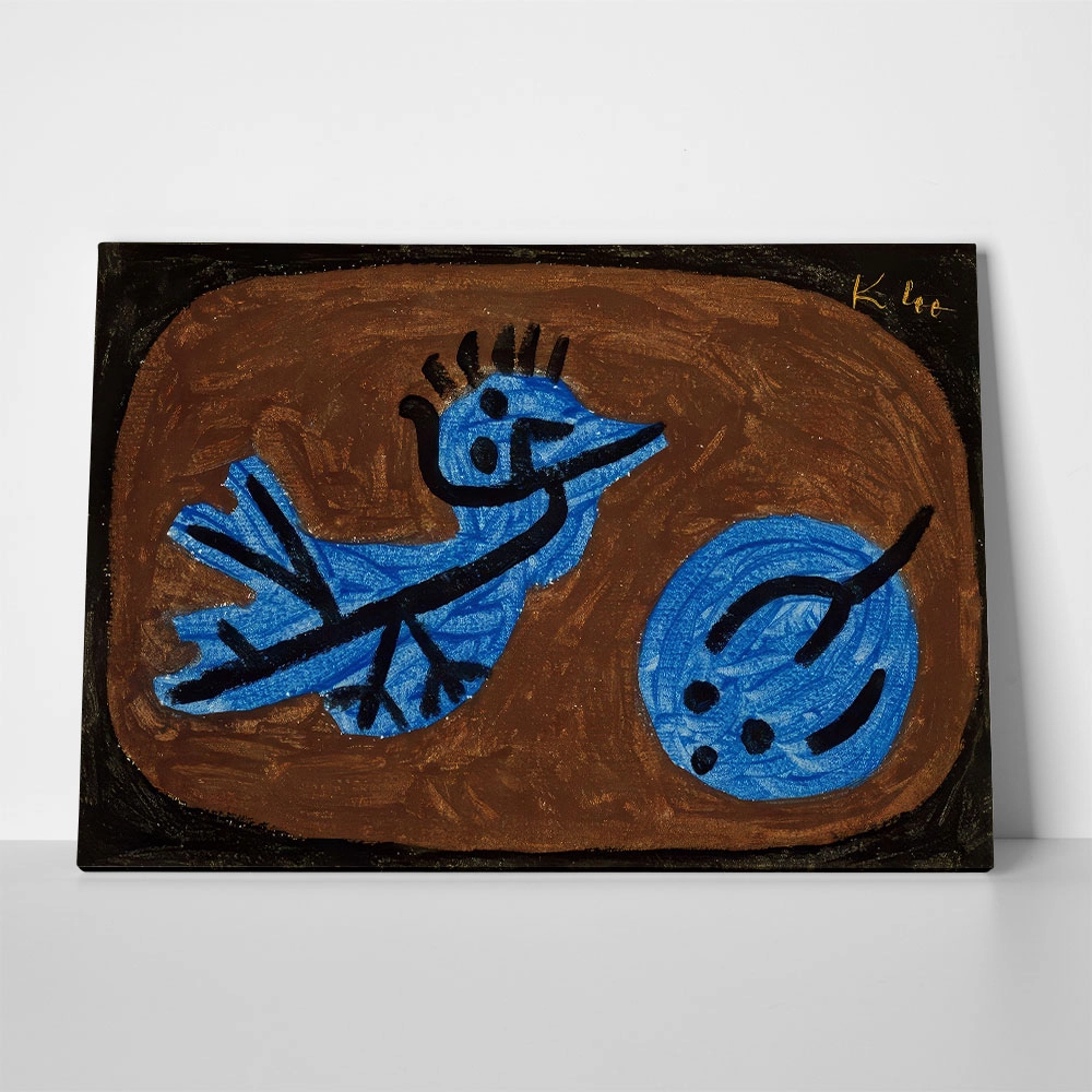 Πινακας σε καμβά PAUL KLEE - BLUE BIRD PUMPKIN