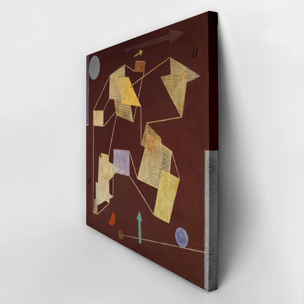Πίνακας σε καμβά PAUL KLEE - BUOYANCY AND DISPLACEMENT