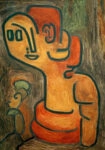 Πινακας σε καμβά PAUL KLEE - BUST OF GAIA