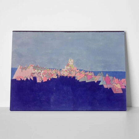 Πινακας σε καμβά PAUL KLEE - CASTLE ON THE REEF - Paul Klee
