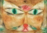 Πινακας σε καμβά PAUL KLEE - CAT AND BIRD