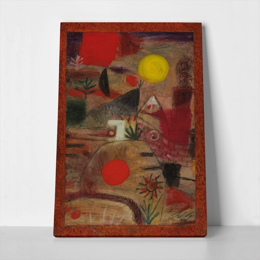 Πινακας σε καμβά PAUL KLEE - CEREMONY AND SUNSET