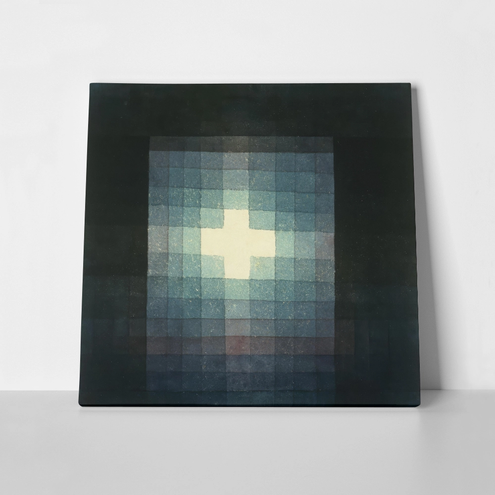 Πίνακας σε καμβά PAUL KLEE - CHRISTIAN MONUMENT