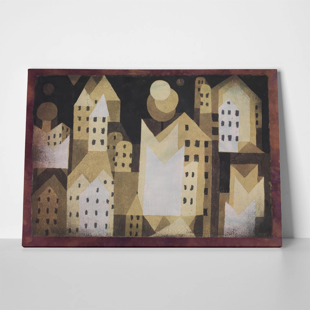 Πινακας σε καμβά PAUL KLEE - COLD CITY