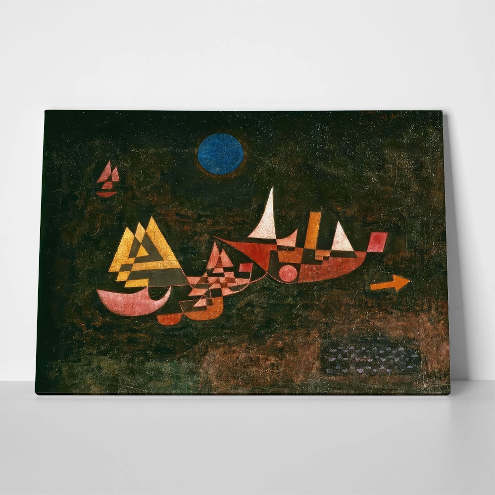 Πινακας σε καμβά PAUL KLEE - DEPARTURE OF THE SHIPS