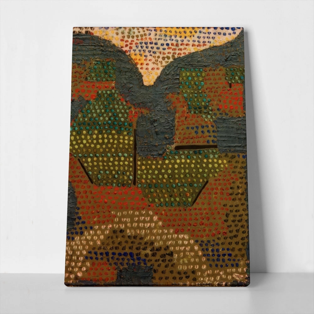 Πινακας σε καμβά PAUL KLEE - EVENING IN THE VALLEY