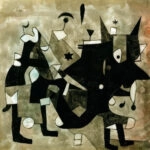 Πίνακας σε καμβά PAUL KLEE - OVERLOADED DEVIL