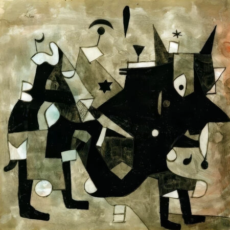Πίνακας σε καμβά PAUL KLEE - OVERLOADED DEVIL - Paul Klee Sticky 5