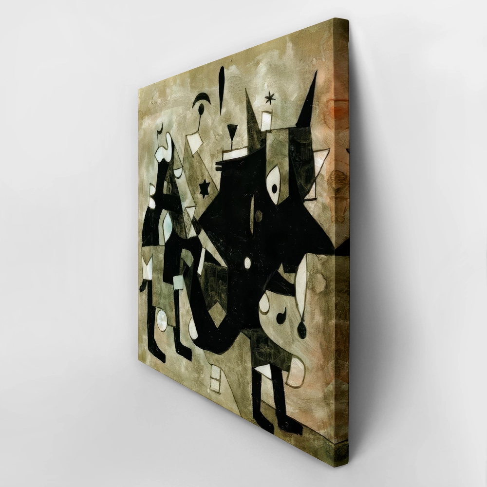 Πίνακας σε καμβά PAUL KLEE - OVERLOADED DEVIL