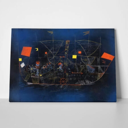 Πινακας σε καμβά PAUL KLEE - THE ADVENTURE SHIP - Paul Klee