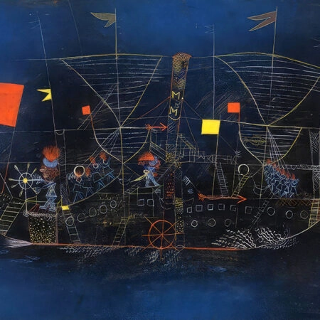 Πινακας σε καμβά PAUL KLEE - THE ADVENTURE SHIP - Paul Klee Sticky 5