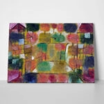 Πινακας σε καμβά PAUL KLEE - TREE AND ARCHITECTURE RHYTHMS