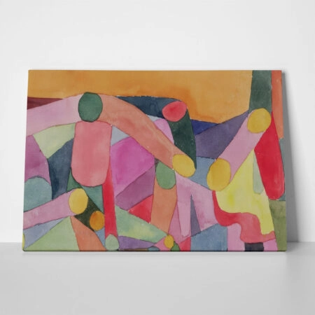 Πινακας σε καμβά PAUL KLEE - UNTITLED COLOUR COMPOSITION - Paul Klee