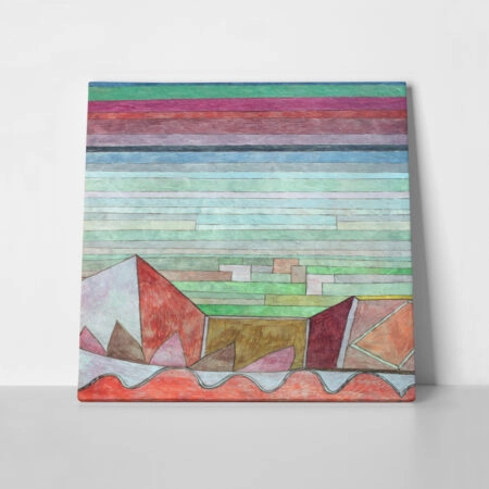 Πίνακας σε καμβά PAUL KLEE - VIEW INTO THE FERTILE COUNTRY - Paul Klee