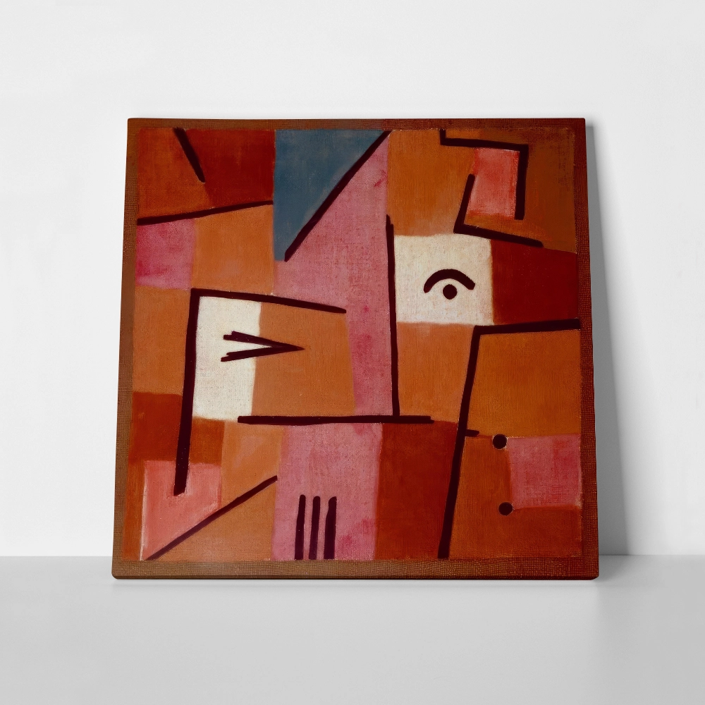 Πίνακας σε καμβά PAUL KLEE - VIEW OF RED