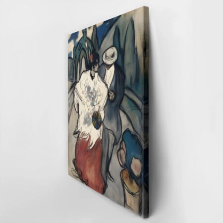 Πινακας σε καμβά PICASSO - A SPANISH COUPLE - Pablo Picasso Sticky 2