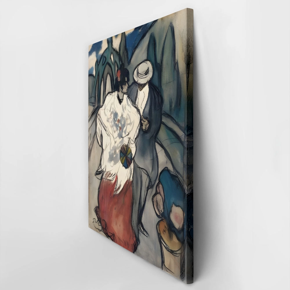 Πινακας σε καμβά PICASSO - A SPANISH COUPLE
