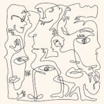 Πίνακας σε καμβά PICASSO - ABSTRACT CONTINUOUS LINE ART