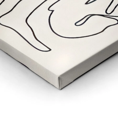 Πίνακας σε καμβά PICASSO - ABSTRACT CONTINUOUS LINE ART - Pablo Picasso Sticky 1