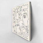 Πίνακας σε καμβά PICASSO - ABSTRACT CONTINUOUS LINE ART