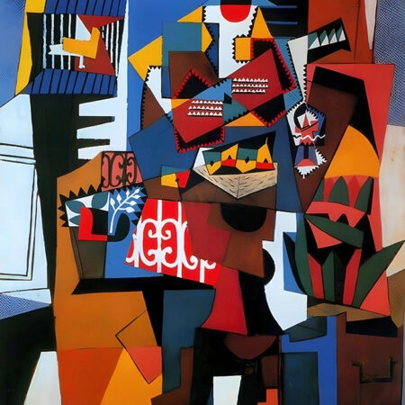 Πινακας σε καμβά PICASSO - BIRDS IN A CAGE - Pablo Picasso Sticky 5